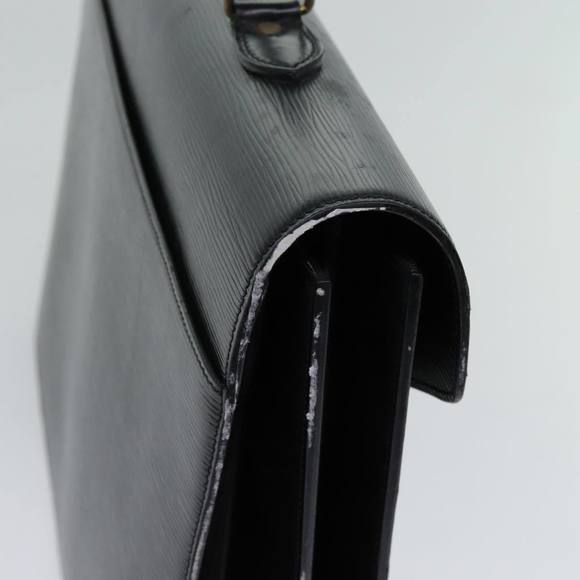 LOUIS VUITTON Epi Serviette Ambassador Business Bag Black M54412 LV Auth th4783 - Picture 5 of 16